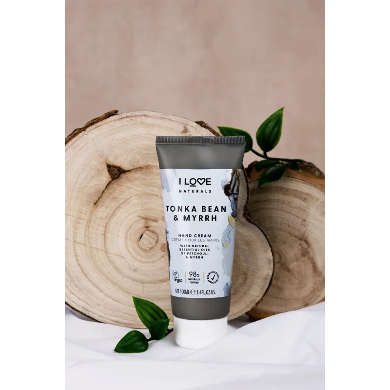 I Love Naturals Tonka Bean & Myrrh krema za roke 100 ml