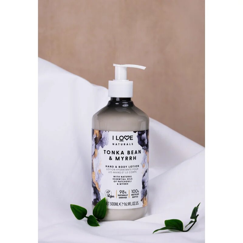 I Love Naturals Tonka Bean & Myrrh losjon za telo 500 ml