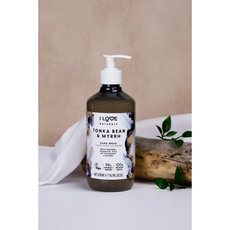 I Love Naturals Tonka Bean & Myrrh tekoče milo za roke 500 ml
