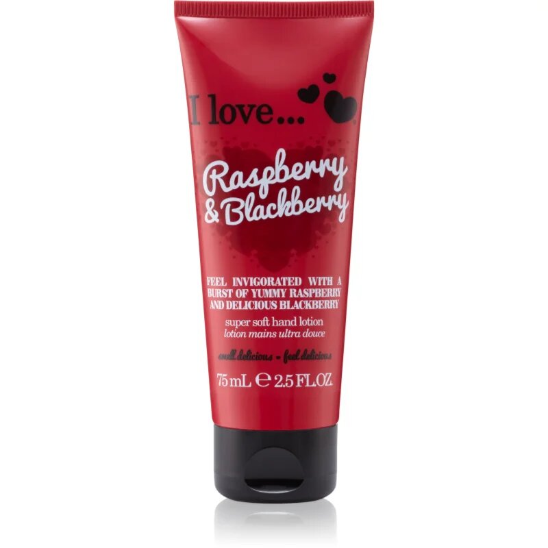 I Love Raspberry & Blackberry krema za roke 75 ml