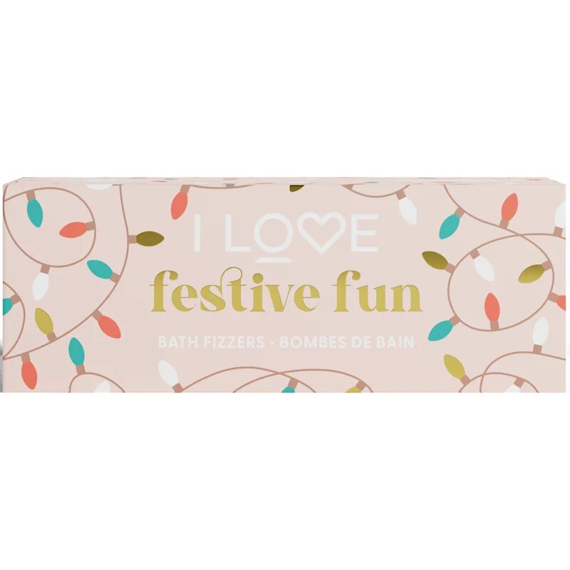 I Love Special Moments Festive Fun kroglica za kopel dišave Cinnamon Pumpkin Spice Gingerbread 3x150 g