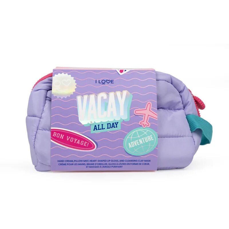 I Love Vacay All Day darilni set za pot