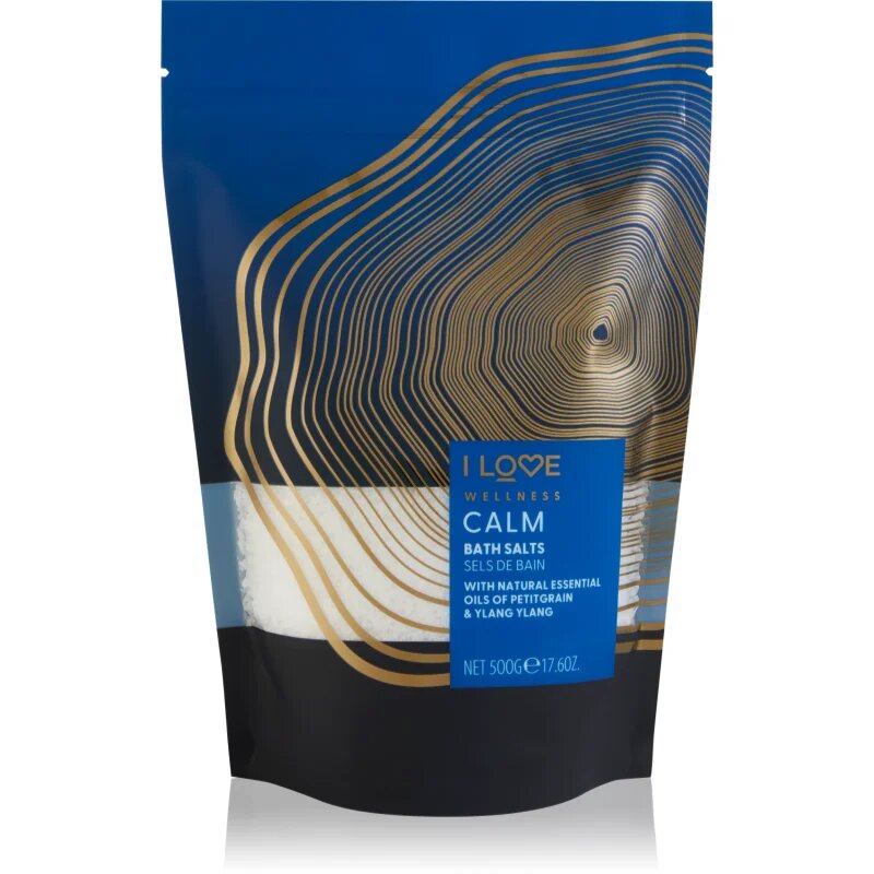 I Love Wellness Calm sol za kopel za sproščanje 500 g