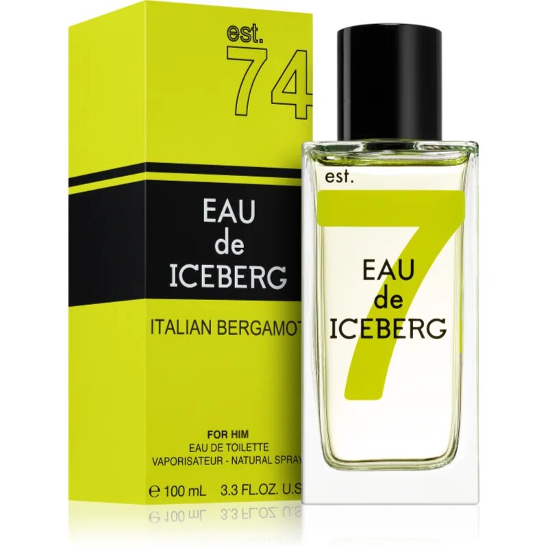 Iceberg Eau de Italian Bergamot toaletna voda za moške 100 ml