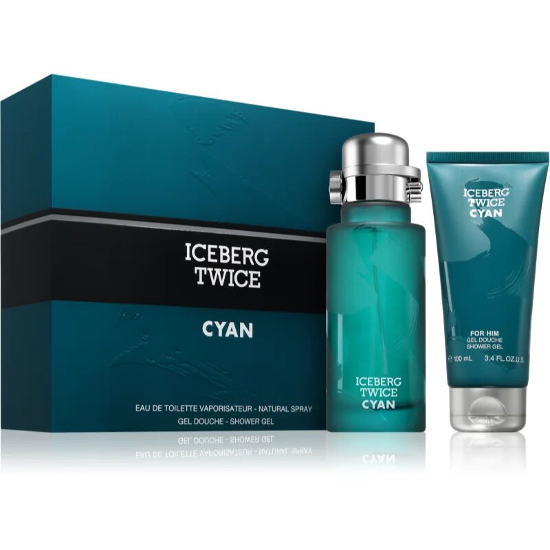 Iceberg Twice Cyan darilni set za moške