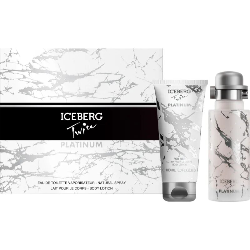 Iceberg Twice Platinum darilni set za ženske 1 kos