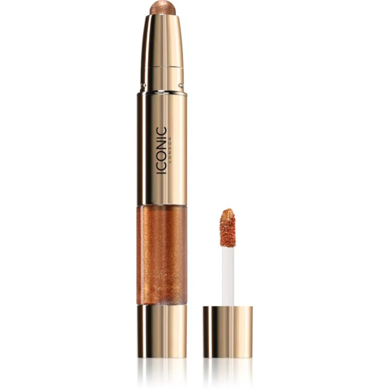 ICONIC London Glaze Crayon bleščeča senčila za oči odtenek Lava 5.14 g
