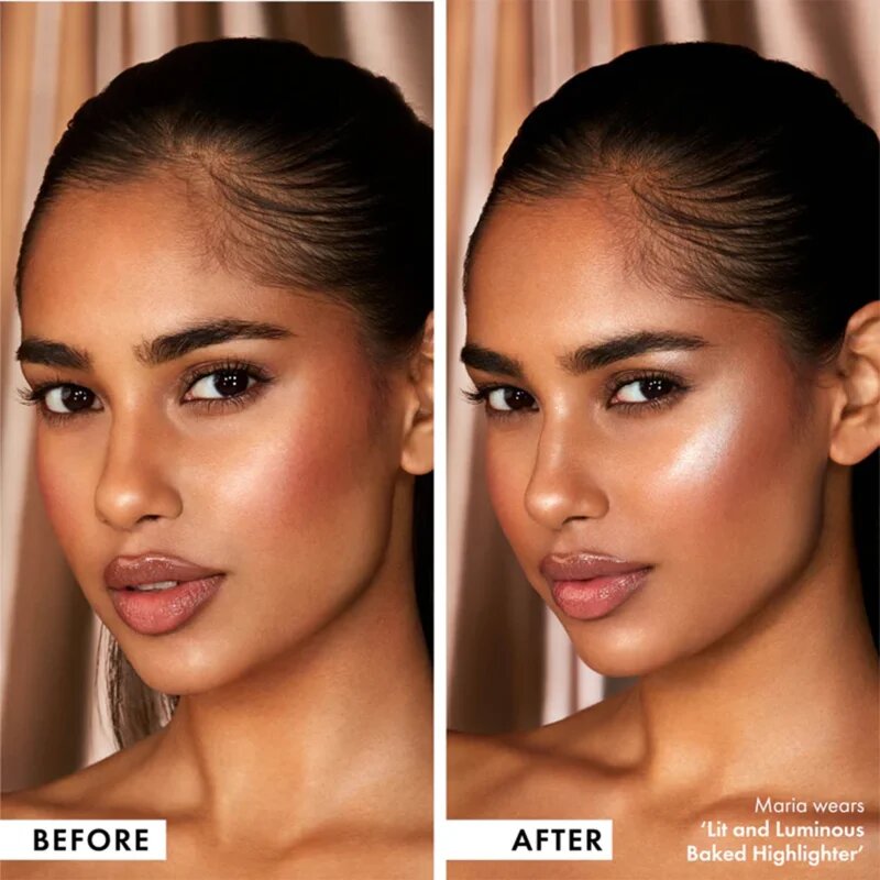 ICONIC London Lit & Luminous kompaktni pudrasti osvetljevalec odtenek Universal 16 g