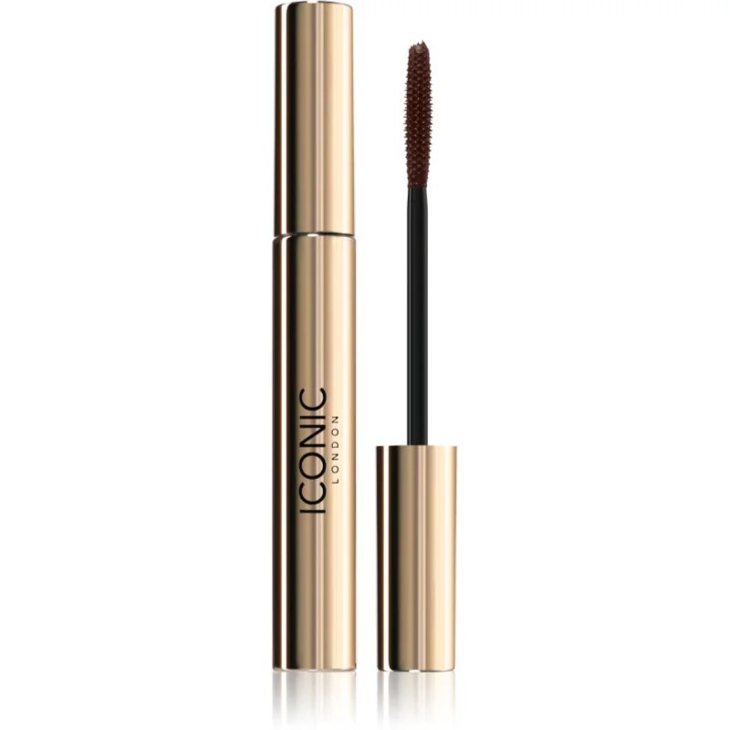 ICONIC London Triple Threat maskara za volumen in podaljšanje trepalnic odtenek Brown 9 ml