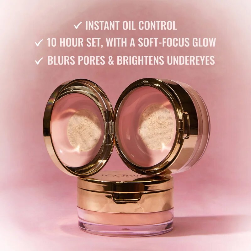ICONIC London Velvet Blur matirajoči fiksirni puder 10 g