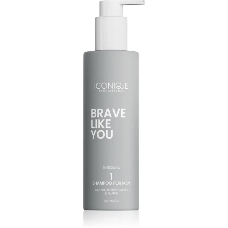 ICONIQUE Professional BRAVE LIKE YOU Energising Shampoo energijski šampon za moške 250 ml