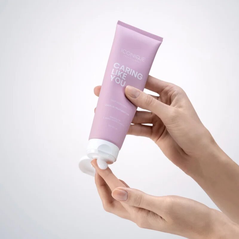 ICONIQUE Professional CARING LIKE YOU Deep Hydration nega brez spiranja za suhe in poškodovane lase 150 ml