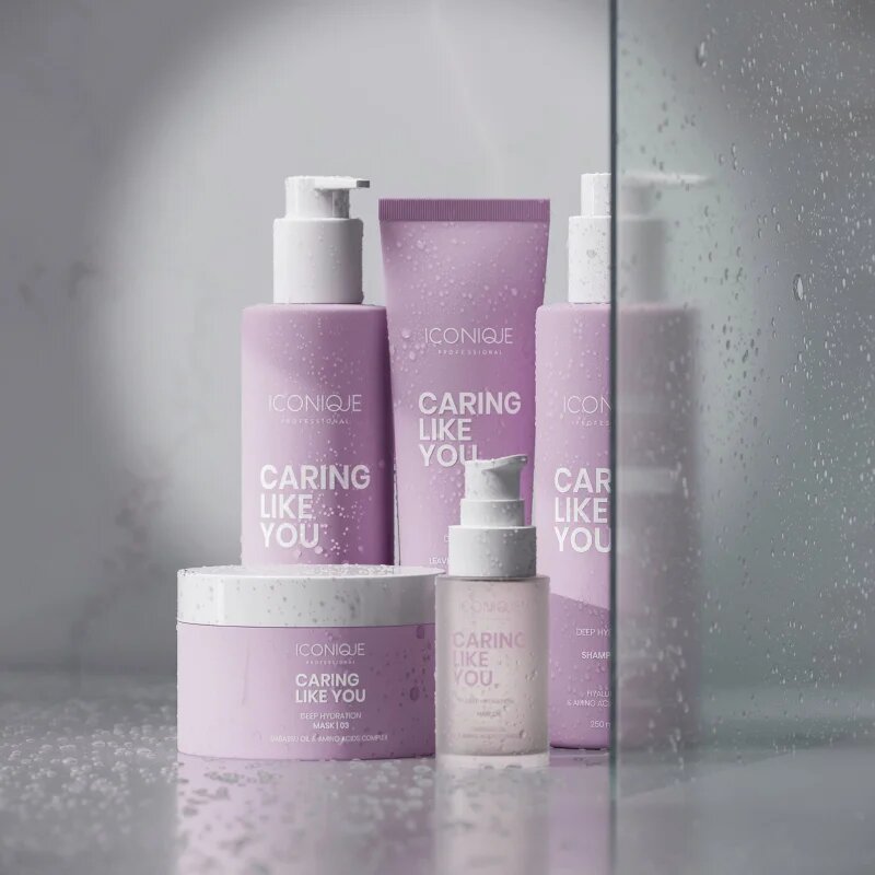 ICONIQUE Professional CARING LIKE YOU Deep Hydration vlažilni šampon za suhe in poškodovane lase 250 ml