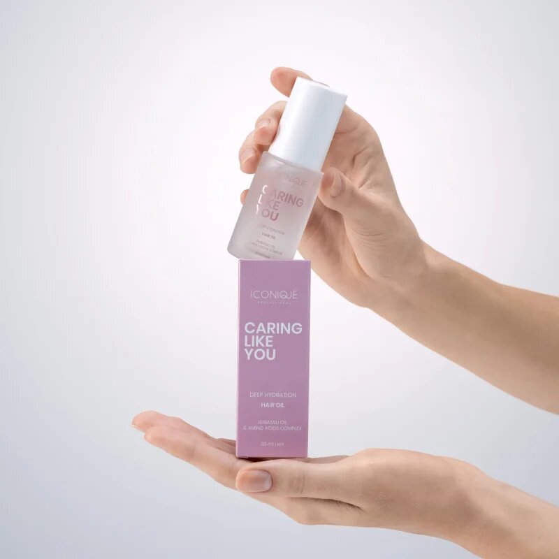 ICONIQUE Professional CARING LIKE YOU Deep Hydration vlažilno olje za suhe in poškodovane lase 30 ml