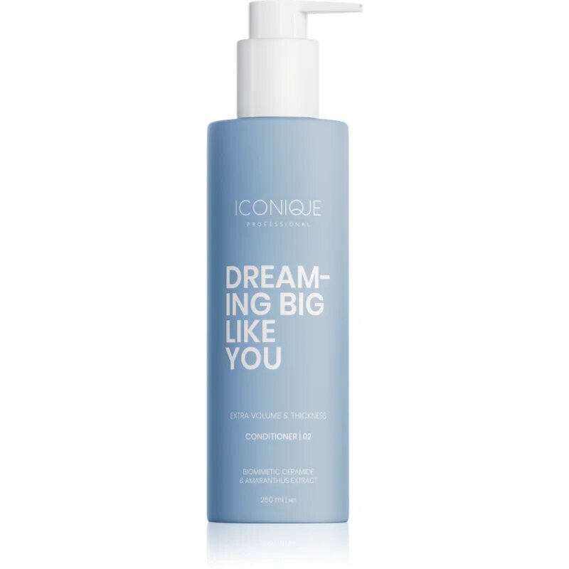 ICONIQUE Professional DREAMING BIG LIKE YOU Volume & Thickness balzam za povečanje volumna za tanke lase 250 ml