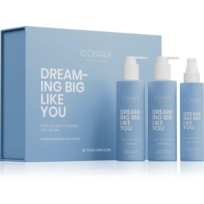 ICONIQUE Professional DREAMING BIG LIKE YOU Volume & Thickness Set set za povečanje volumna