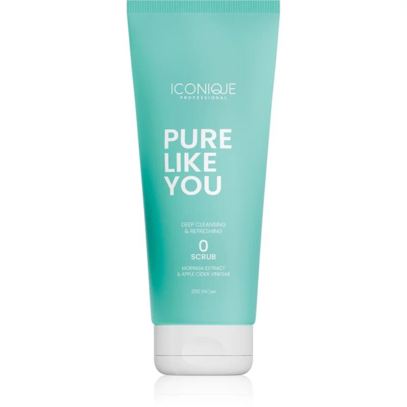 ICONIQUE Professional PURE LIKE YOU Deep Cleansing & Refreshing Scrub čistilni piling za mastno lasišče 200 ml