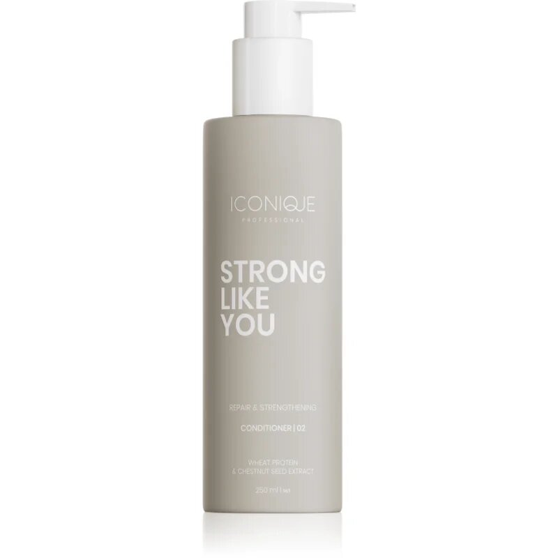 ICONIQUE Professional STRONG LIKE YOU Repair & Strengthening krepilni balzam za poškodovane lase 250 ml