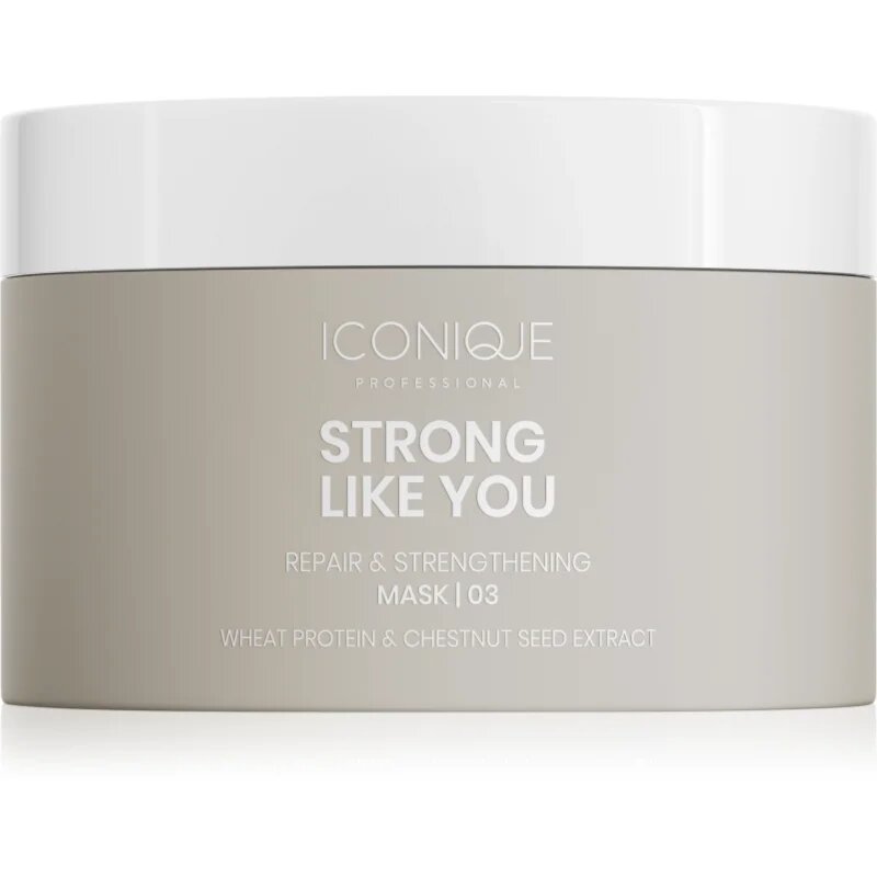 ICONIQUE Professional STRONG LIKE YOU Repair & Strengthening regeneracijska maska za poškodovane lase 200 ml