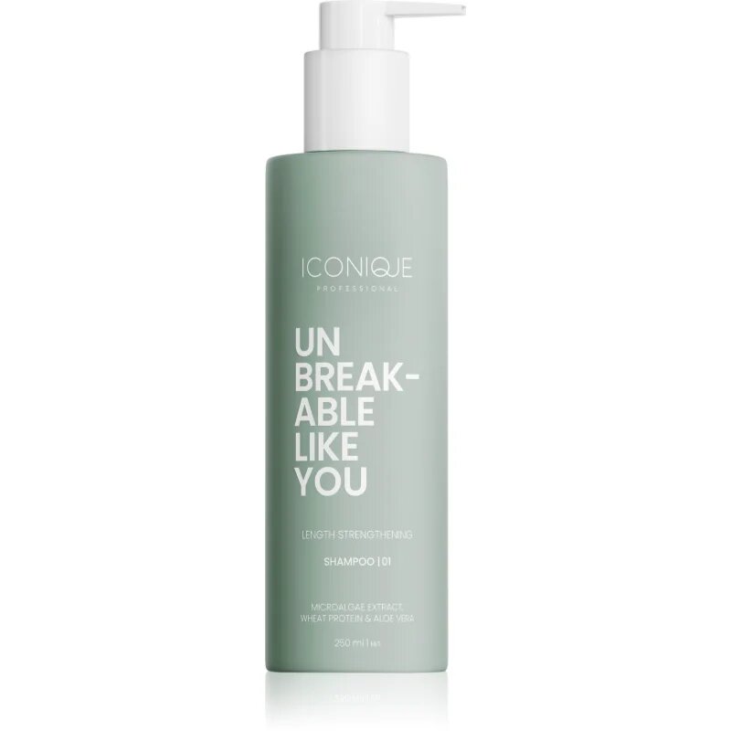 ICONIQUE Professional UNBREAKABLE LIKE YOU Length Strengthening šampon za krepitev dolžin las 250 ml