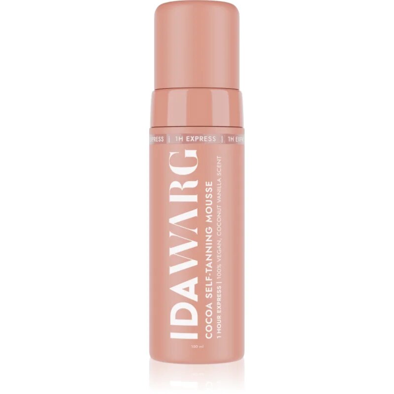 IDA WARG Beauty Self-Tanning Cocoa Mousse 1h Express samoporjavitvena pena za hitro porjavitev 150 ml