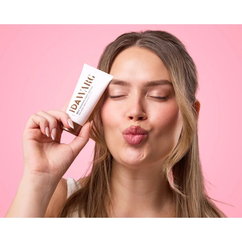IDA WARG Beauty Self-Tanning Face Lotion samoporjavitveni losjon za obraz brez dišav 50 ml
