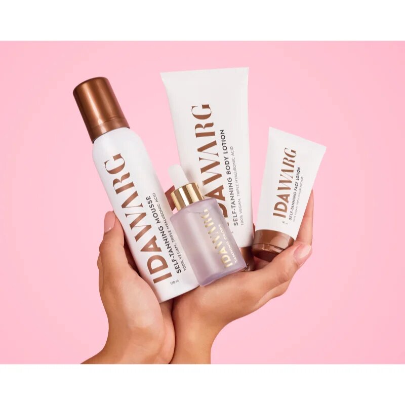 IDA WARG Beauty Self-Tanning Face Lotion samoporjavitveni losjon za obraz brez dišav 50 ml