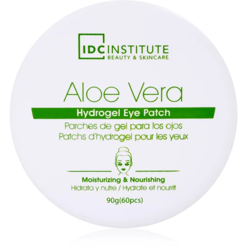 IDC INSTITUTE Aloe Vera gel blazinice za predel okoli oči 60 kos