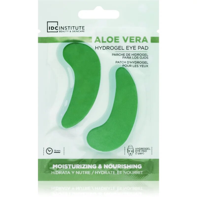 IDC INSTITUTE Aloe Vera hidrogel blazinice za oči 1 par