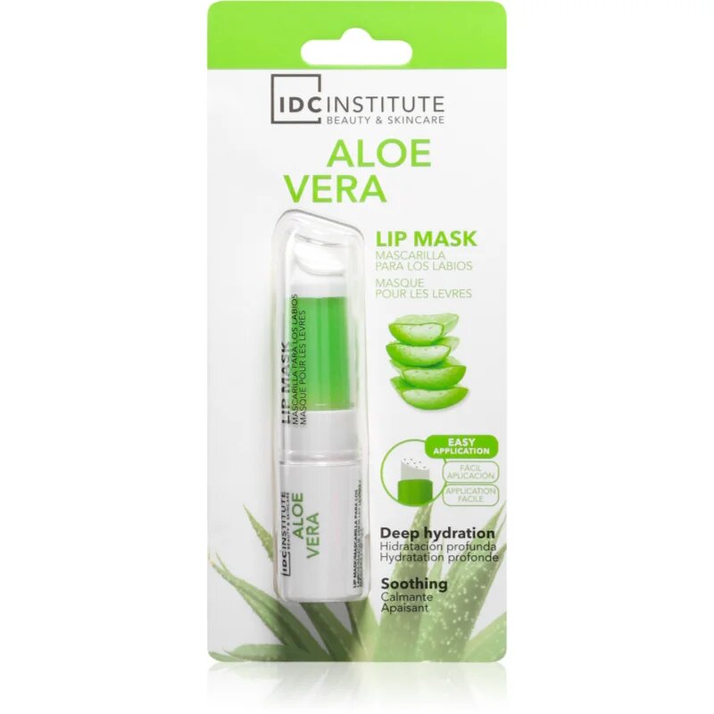 IDC INSTITUTE Aloe Vera vlažilna maska za ustnice 1.9 g