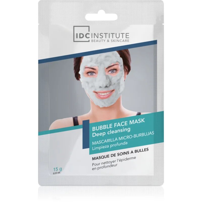 IDC INSTITUTE Bubble Face Mask čistilna maska za obraz 15 g
