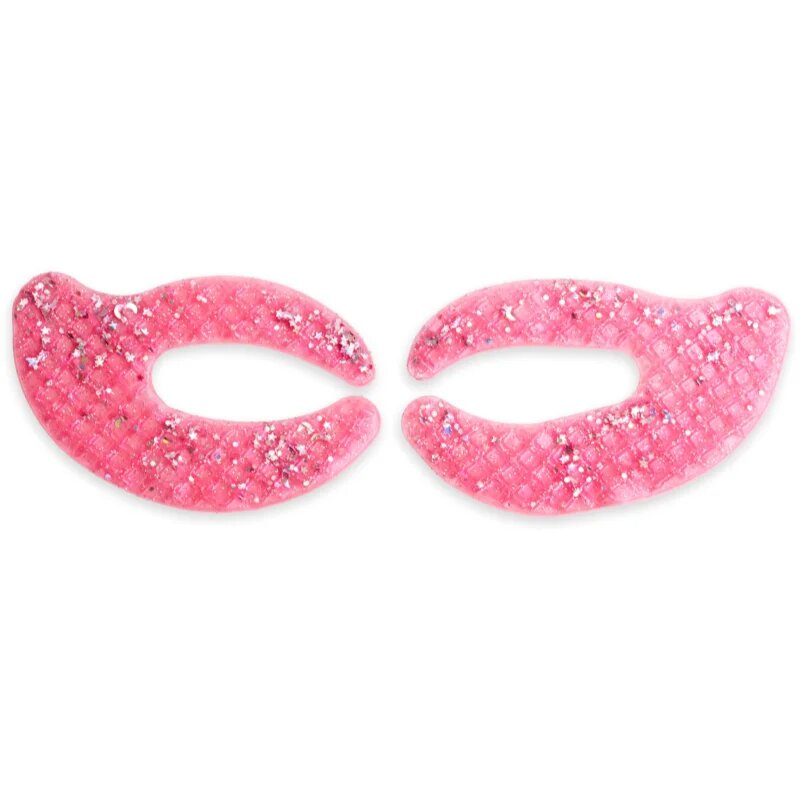 IDC INSTITUTE C Shaped Glitter Eye Pink maska za predel okoli oči 1 kos