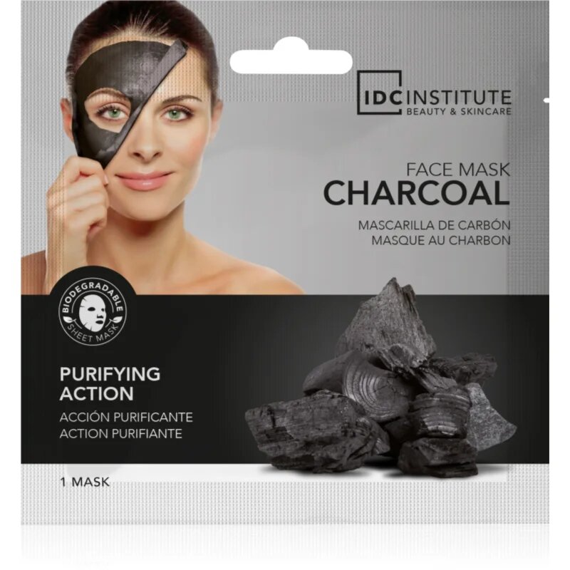 IDC INSTITUTE Charcoal čistilna maska za obraz 22 g