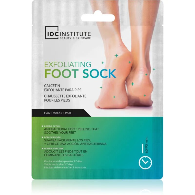 IDC INSTITUTE Exfoliating Foot Sock eksfoliacijska maska za noge 1 kos