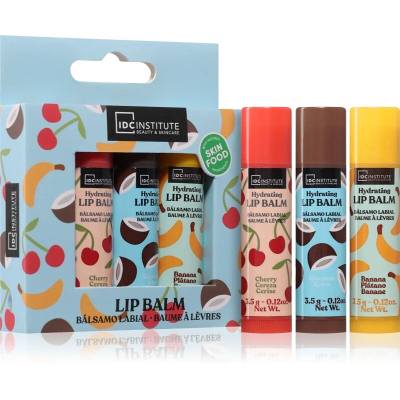 IDC INSTITUTE Food Lip Balm balzam za ustnice 3x3.5 g