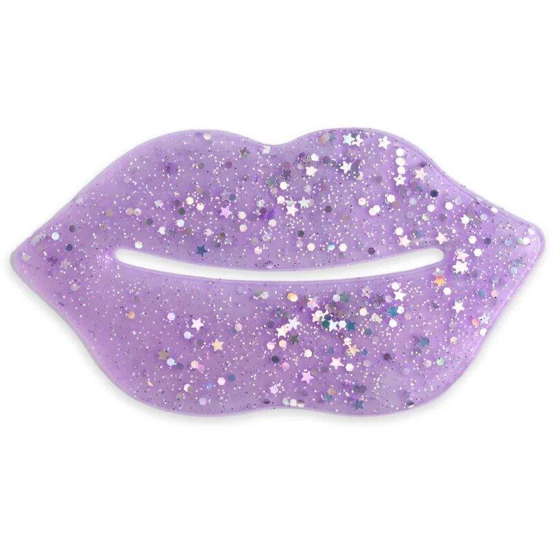 IDC INSTITUTE Glitter Lip Purple hidrogelna maska ​​za ustnice 1 kos