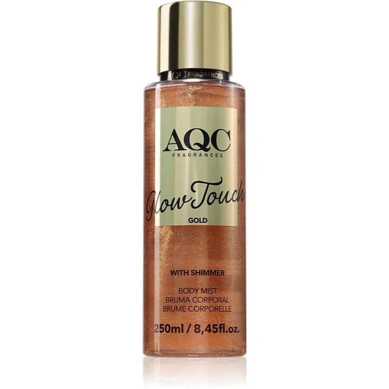 IDC INSTITUTE Glow Touch Gold meglica za telo z bleščicami 250 ml
