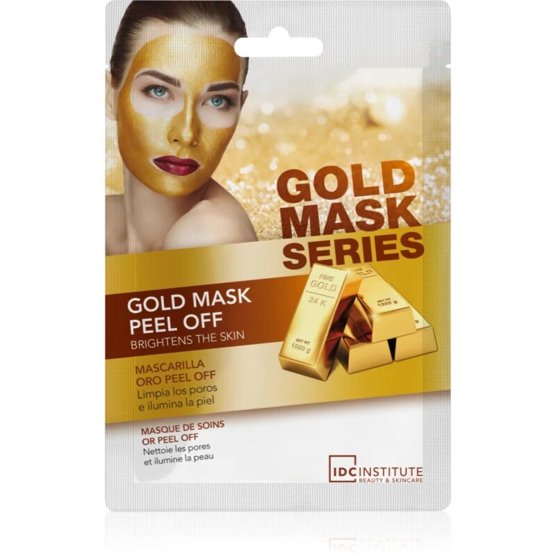 IDC INSTITUTE Gold Mask Peel Off luščilna maska z zlatom 15 g