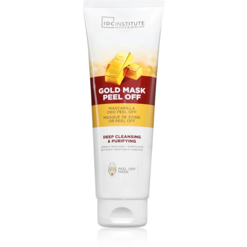 IDC INSTITUTE Gold Mask Peel Off luščilna maska za obraz 120 ml