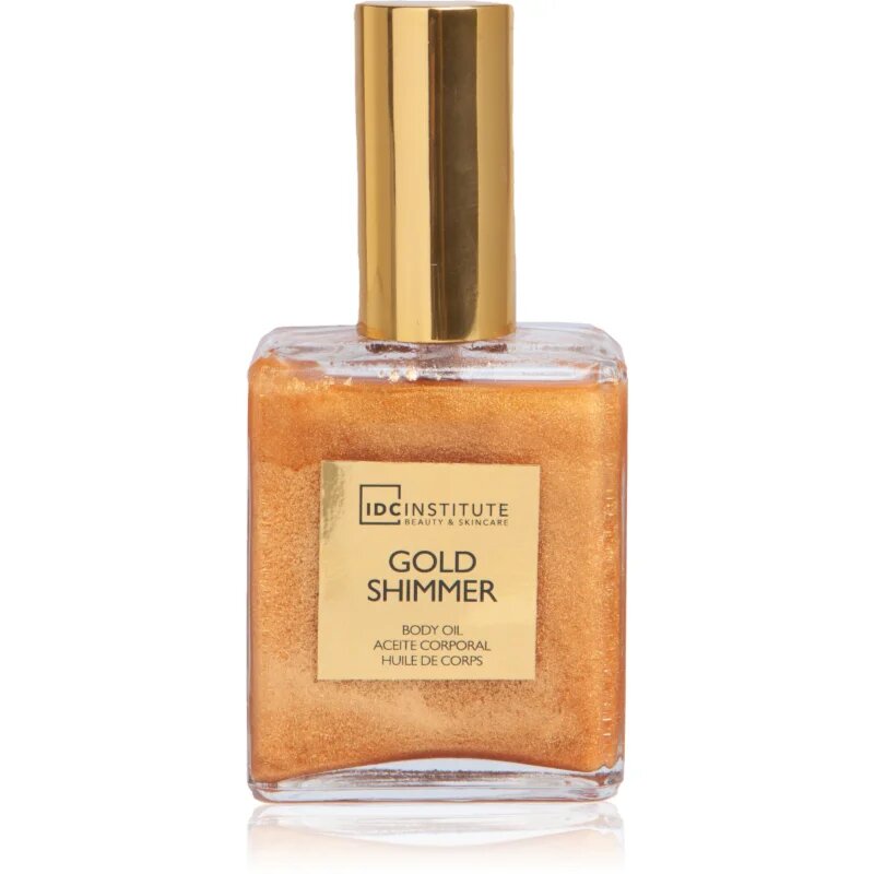IDC INSTITUTE Gold Shimmer suho bronasto olje za telo 50 ml