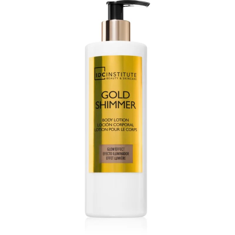 IDC INSTITUTE Gold Shimmer vlažilni losjon za telo 400 ml