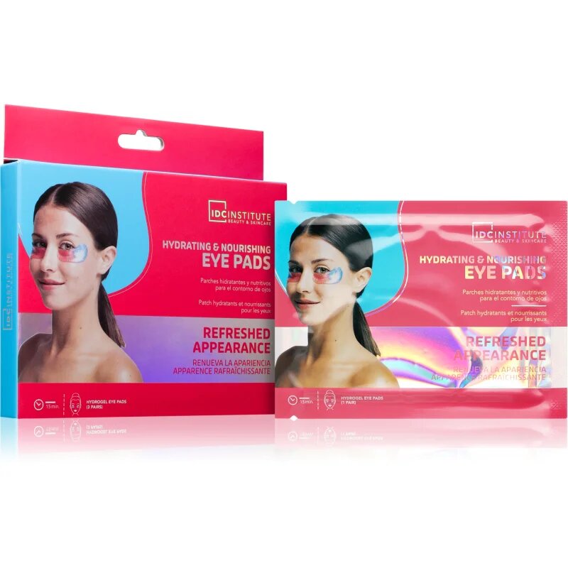 IDC INSTITUTE Hydrating & Nourishing regeneracijske hidrogel blazinice za predel pod očmi 2x4 g