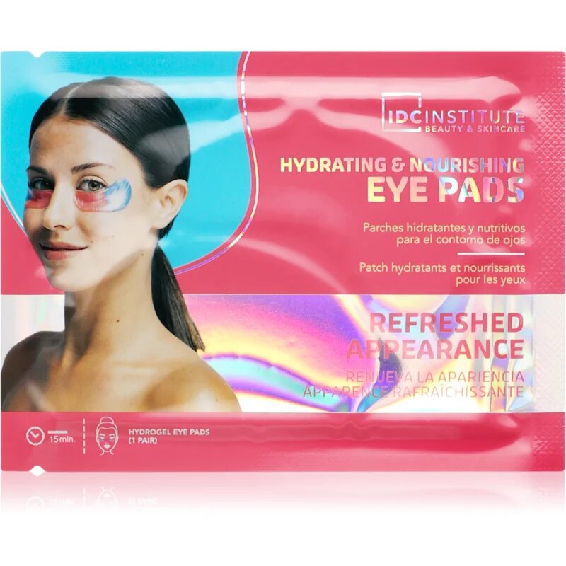 IDC INSTITUTE Hydrating & Nourishing regeneracijske hidrogel blazinice za predel pod očmi 2x4 g