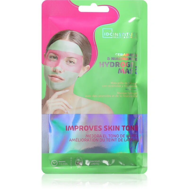 IDC INSTITUTE Improves Skin Tones maska proti gubam iz platna 1 kos