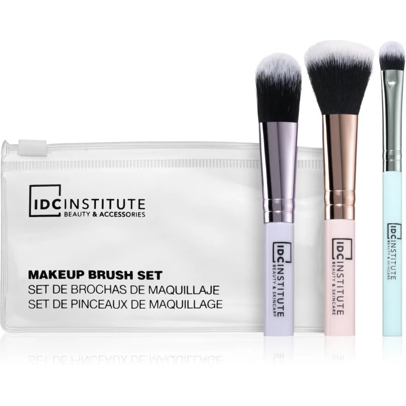 IDC INSTITUTE Make Up set čopičev za ličenje oči 3 kos