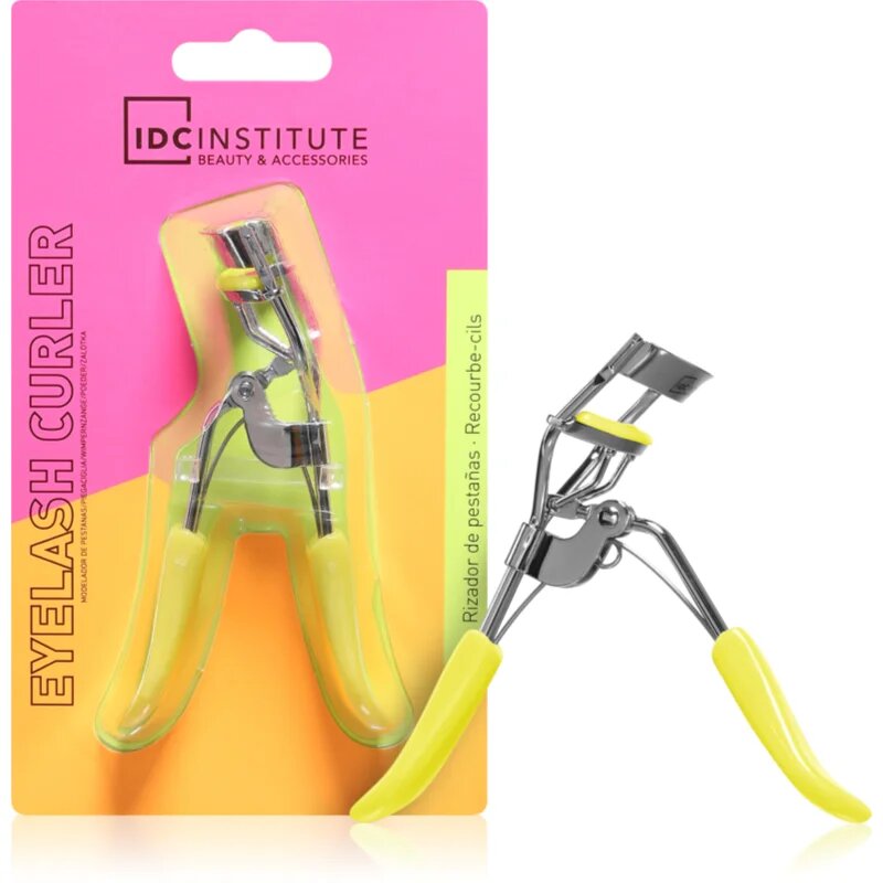 IDC INSTITUTE Neon klešče za trepalnice odtenek Yellow 1 kos