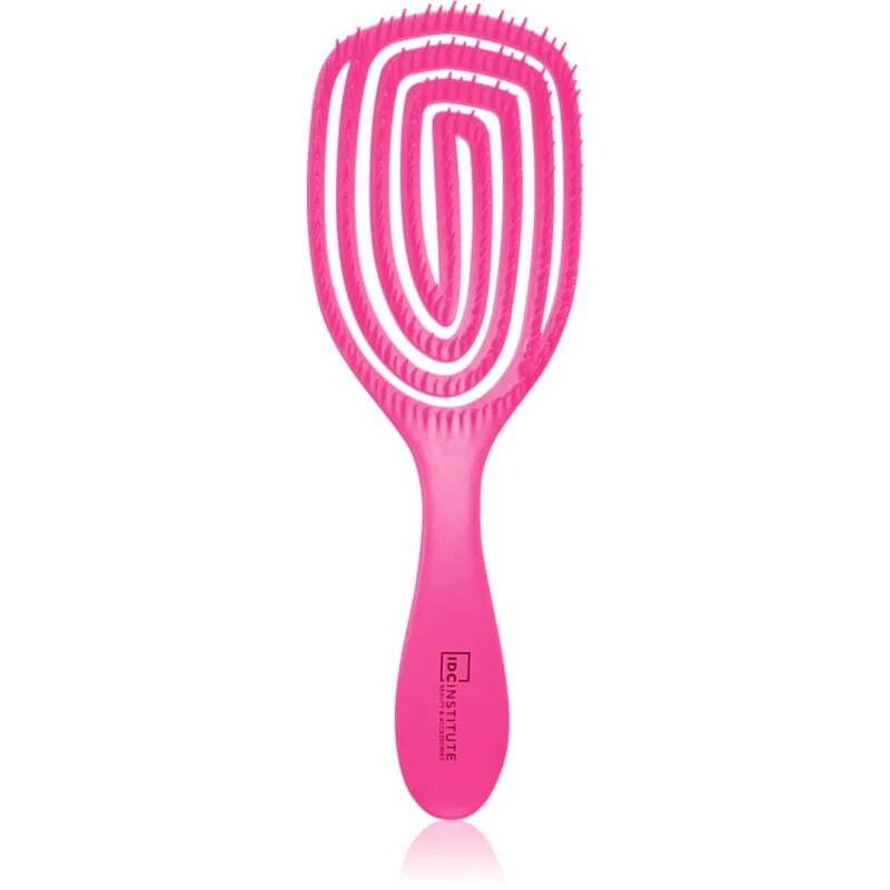 IDC INSTITUTE Neon krtača za lase odtenek Pink 1 kos