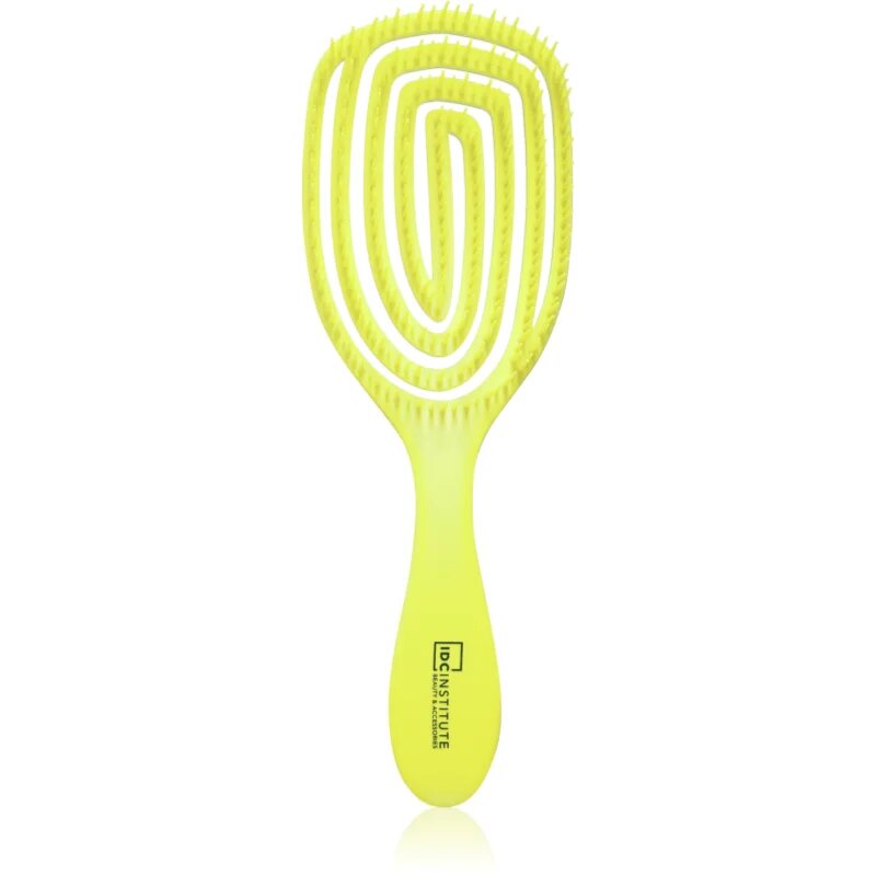 IDC INSTITUTE Neon krtača za lase odtenek Yellow 1 kos
