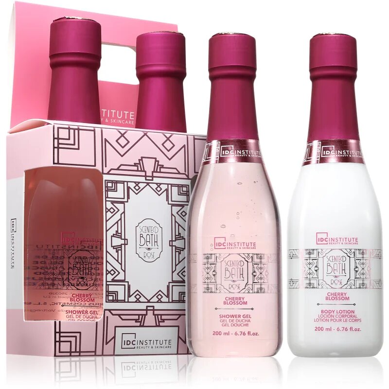 IDC INSTITUTE Scented Bath Rose darilni set za ženske