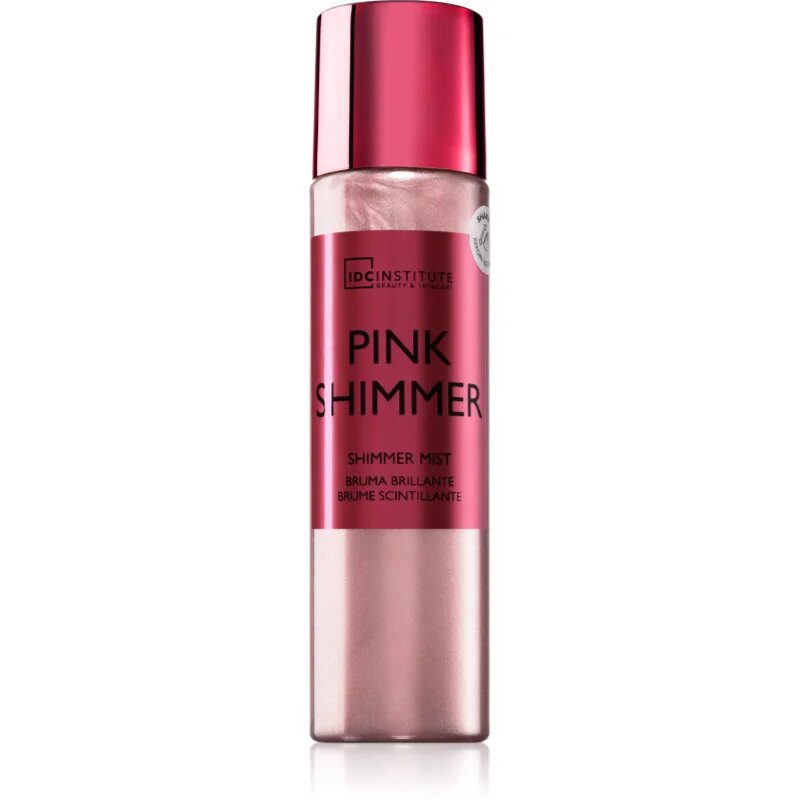 IDC INSTITUTE Shimmer Pink meglica za telo z bleščicami 150 ml